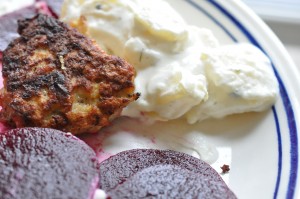 Kyllingefrikadeller med peberfrugt nem opskrift