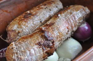 Oksefilet af ungkvæg langtidsstegt i stegeso