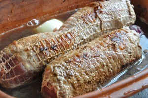 Forrige Næste Oksefilet af ungkvæg langtidsstegt i stegeso