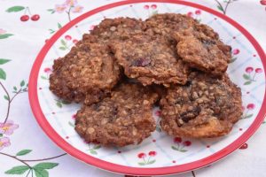 DSC_0016 • nogetiovnen.dk Havregrynskager med mandler og kirsebær - uden æg