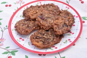 DSC_0019 • nogetiovnen.dk Havregrynskager med mandler og kirsebær - uden æg