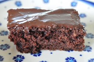 DSC_5810 • nogetiovnen.dk Fedtfattig chokoladekage med tykmælk - nem bradepandekage