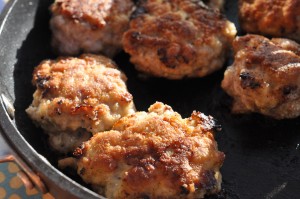 Karbonader med sesam