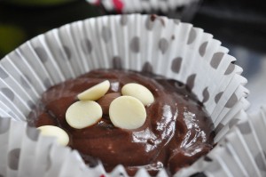 Chokolade muffins - opskrift på svampede muffins