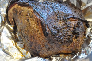 Marineret okseculotte i stegeso med tilbehør