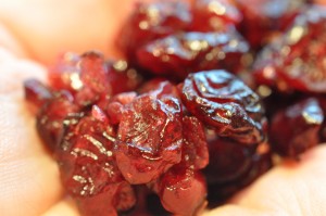 Cookies med hvid chokolade og tranebær