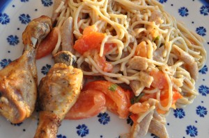 Nem pastaret med tomat & basilikum - opskrift