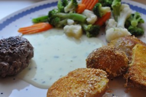 Kartofler i ovn med majsmel - sprøde & lækre