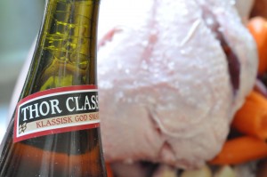 Kylling langtidsstegt i øl i Römertopf opskrift