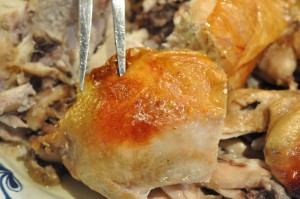 Kylling langtidsstegt i øl i Römertopf opskrift