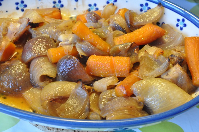 Kylling langtidsstegt i øl i Römertopf opskrift