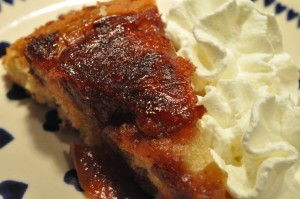Æblekage på panden - opskrift a la tarte tatin