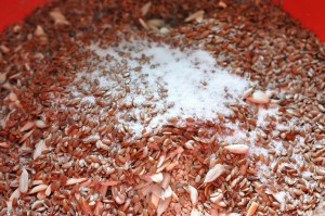 Knækbrød med majsgryn og kerner - opskrift