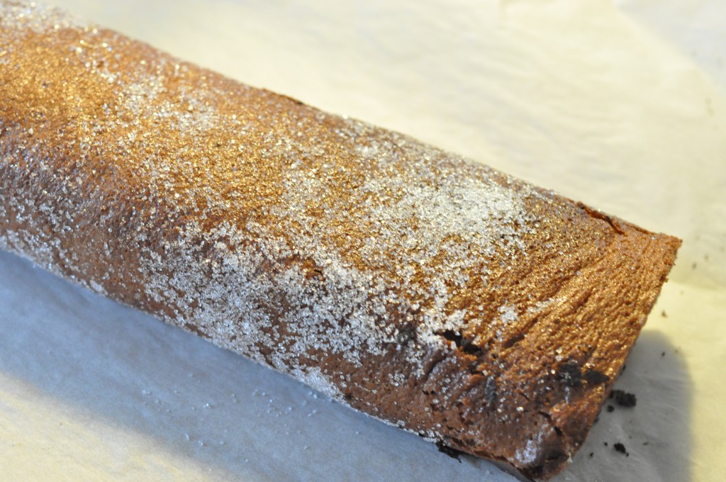 Roulade med chokolade - opskrift på kakao roulade