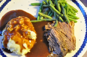 Gammeldags oksesteg grydestegt - opskrift