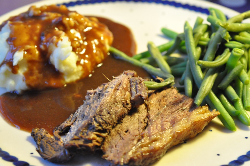 Gammeldags oksesteg grydestegt - opskrift