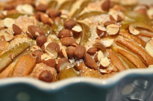 Fedtfattig pæretærte - nem og lækker opskrift