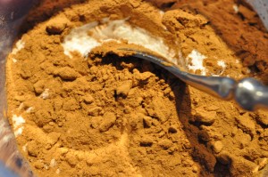 Småkager med brun farin, lakrids og chokolade