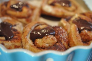 Sunde kanelsnegle med æbler - fedtfattige med æblemos