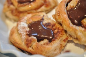 Sunde kanelsnegle med æbler - fedtfattige med æblemos