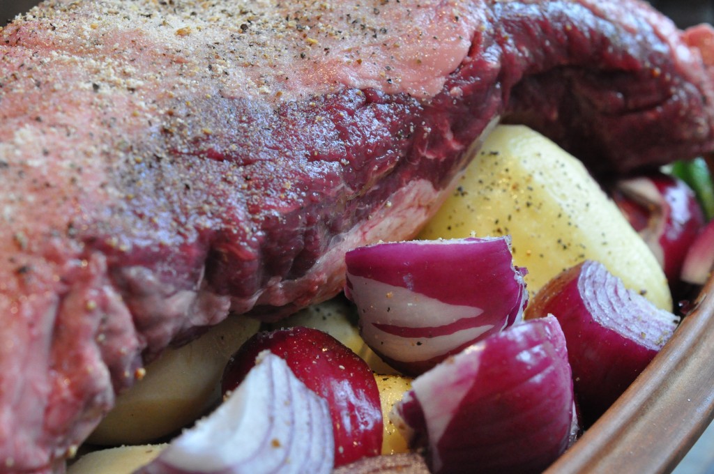 Langtidsstegt oksecuvette i stegeso - opskrift