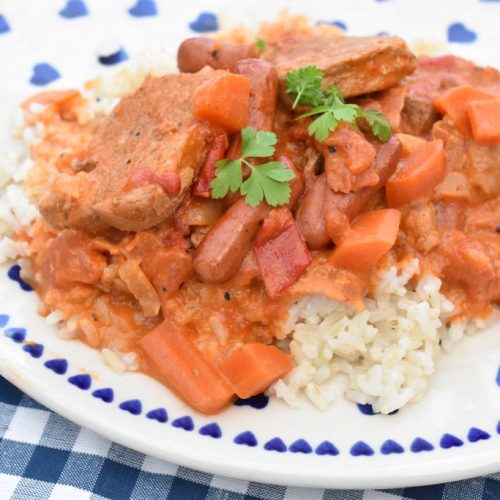 Paprikagryde - klassisk mørbradgryde opskrift