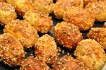 Sesamkartofler i ovn - kartofler med sesamkartofler