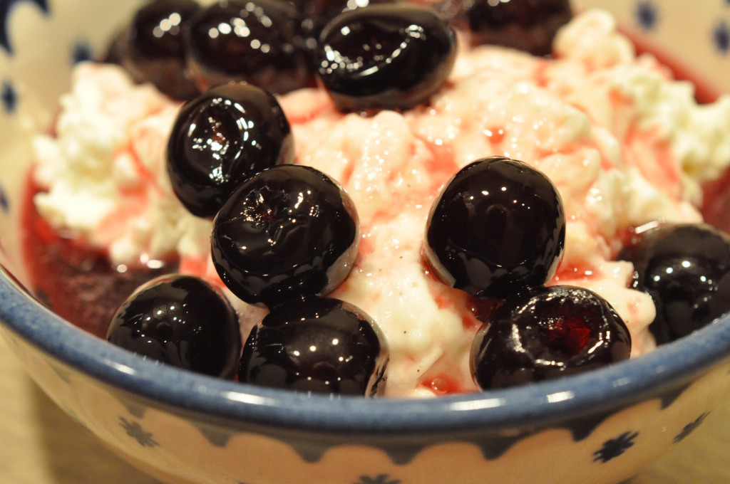 Risalamande med Amarena kirsebær