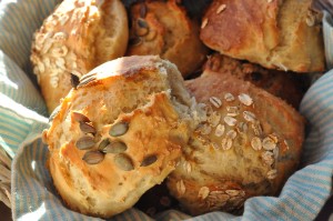 Lynhurtige Vinjett-boller Boller og brød med tykmælk - uden æltning