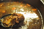 Benløse fugle opskrift med bacon & flødesovs