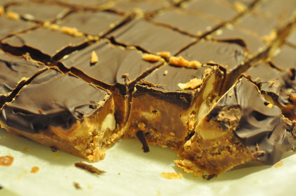 DSC_0525 • nogetiovnen.dk Fudge med kondenseret mælk & salte peanuts