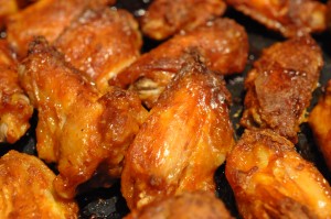 Hotwings med nem majsrisotto - nem aftensmad