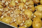 Mandelkartofler - kartofler i ovn med mandler