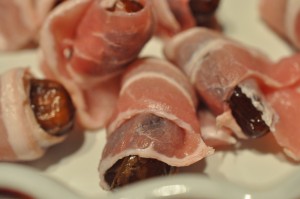 Dadler med bacon - opskrift på bacondadler