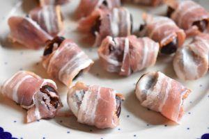 Dadler med bacon - opskrift på bacondadler