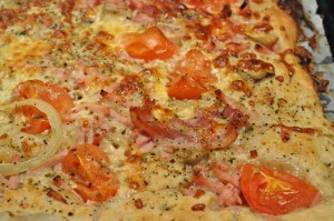 Nemme pizzaer med grahamsmel og lækkert fyld