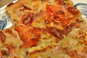 Nemme pizzaer med grahamsmel og lækkert fyld