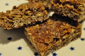 Müslibar - hjemmelavet flapjack med havregryn