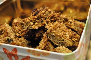 Müslibar - hjemmelavet flapjack med havregryn