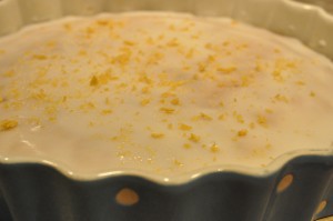 Citronmåne opskrift - fedtfattig citronkage 