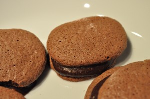 AMO chokolademacarons i Vesterhavshytten