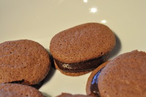 AMO chokolademacarons i Vesterhavshytten