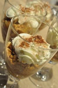 Nem æblekage i glas