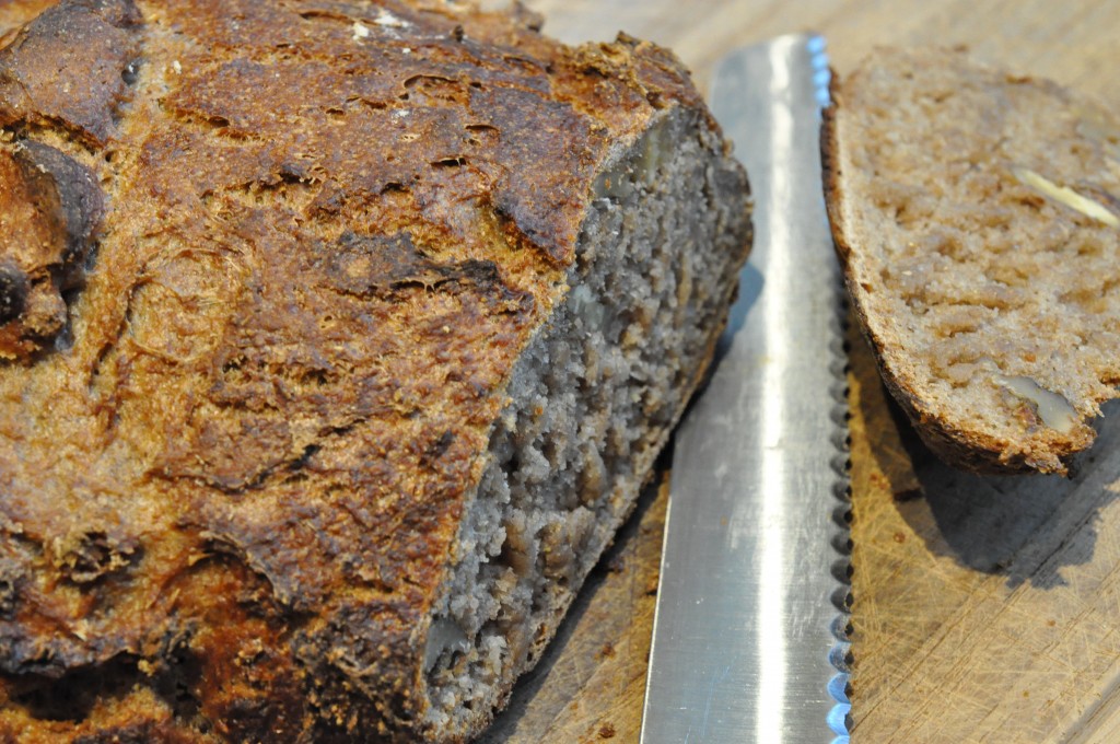 DSC_2789 • nogetiovnen.dk Grydebrød med øl & valnødder - valnøddebrød