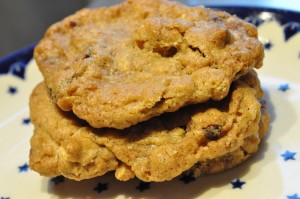 DSC_2860 • nogetiovnen.dk Grove cookies med tranebær & chokolade