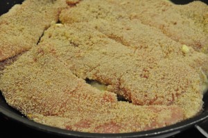Skinkeschnitzler med ovnkartofler nem opskrift