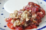 Jordbærcrumble nem crumble med jordbær