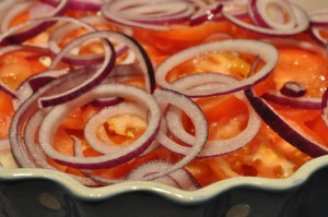 DSC_4127 • nogetiovnen.dk Tomatsalat med rødløg, feta og basilikum