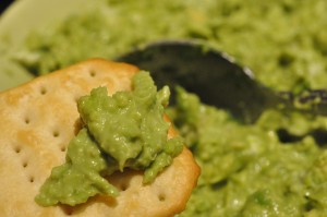 Tuc kiks med guacamole - nem lækker snack