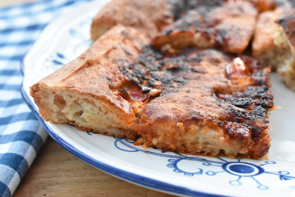 Foccacia brød med pesto - nemt madbrød